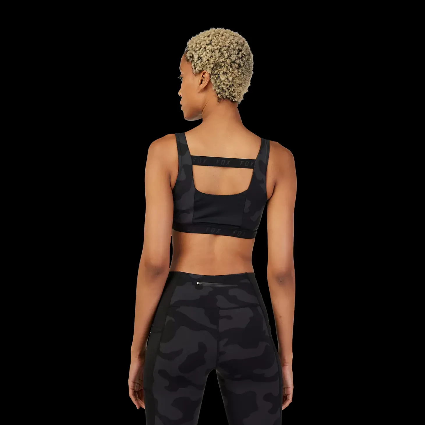 Womens Core Camo Sports Bra